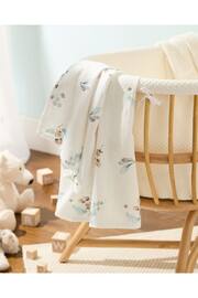 Cream Floral Extra Large Multipurpose Baby Muslin - Image 1 of 3