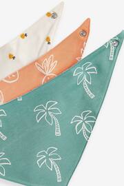 Green Palm Print Baby Bibs 3 Pack - Image 5 of 5