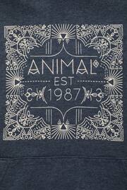Animal Womens Blue Maya Organic Graphic Hoodie - Image 6 of 6