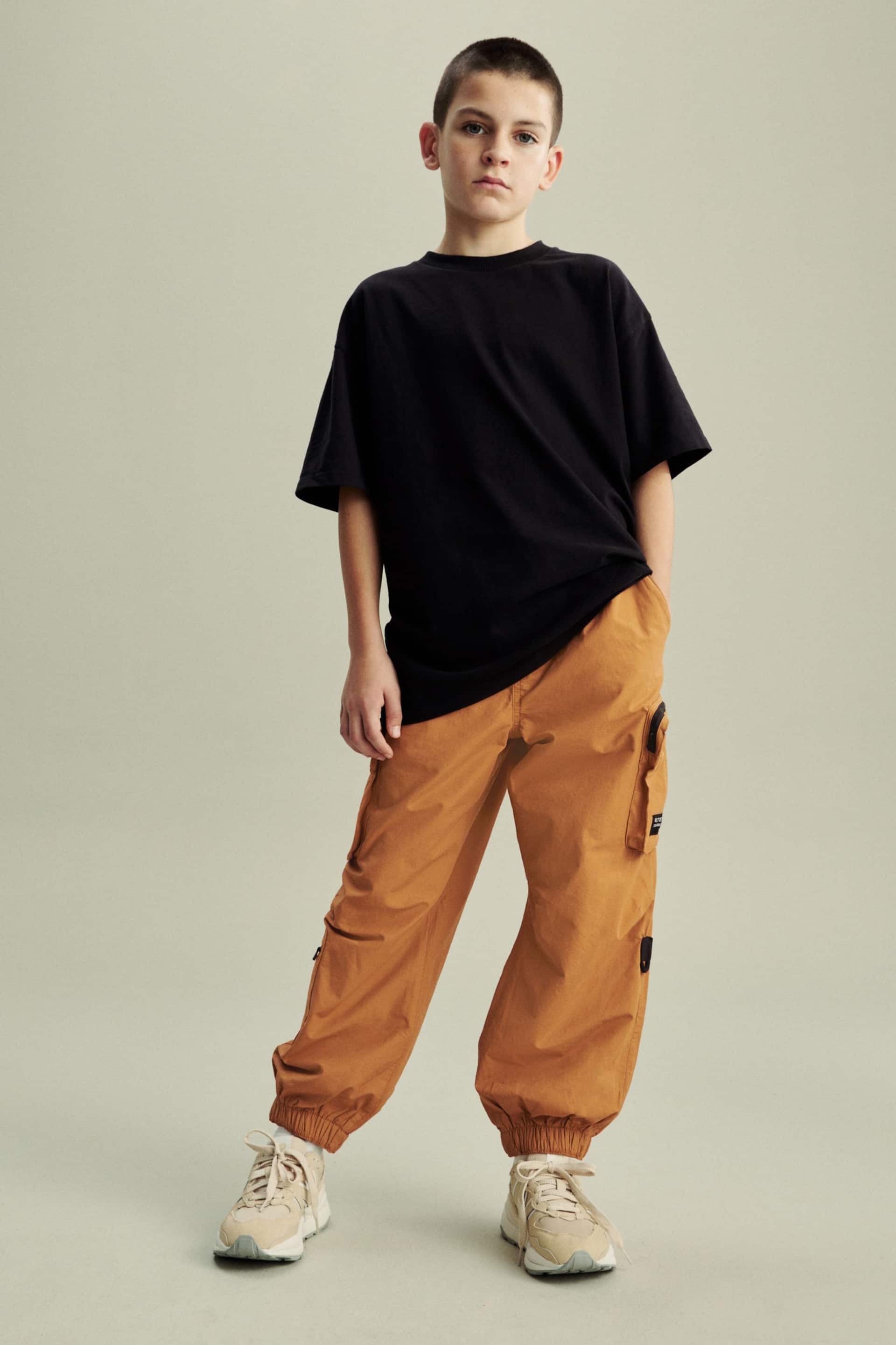 Brown Lined Parachute Cargo Trousers (3-16yrs) - Image 3 of 9