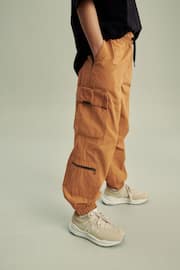 Brown Lined Parachute Cargo Trousers (3-16yrs) - Image 4 of 9