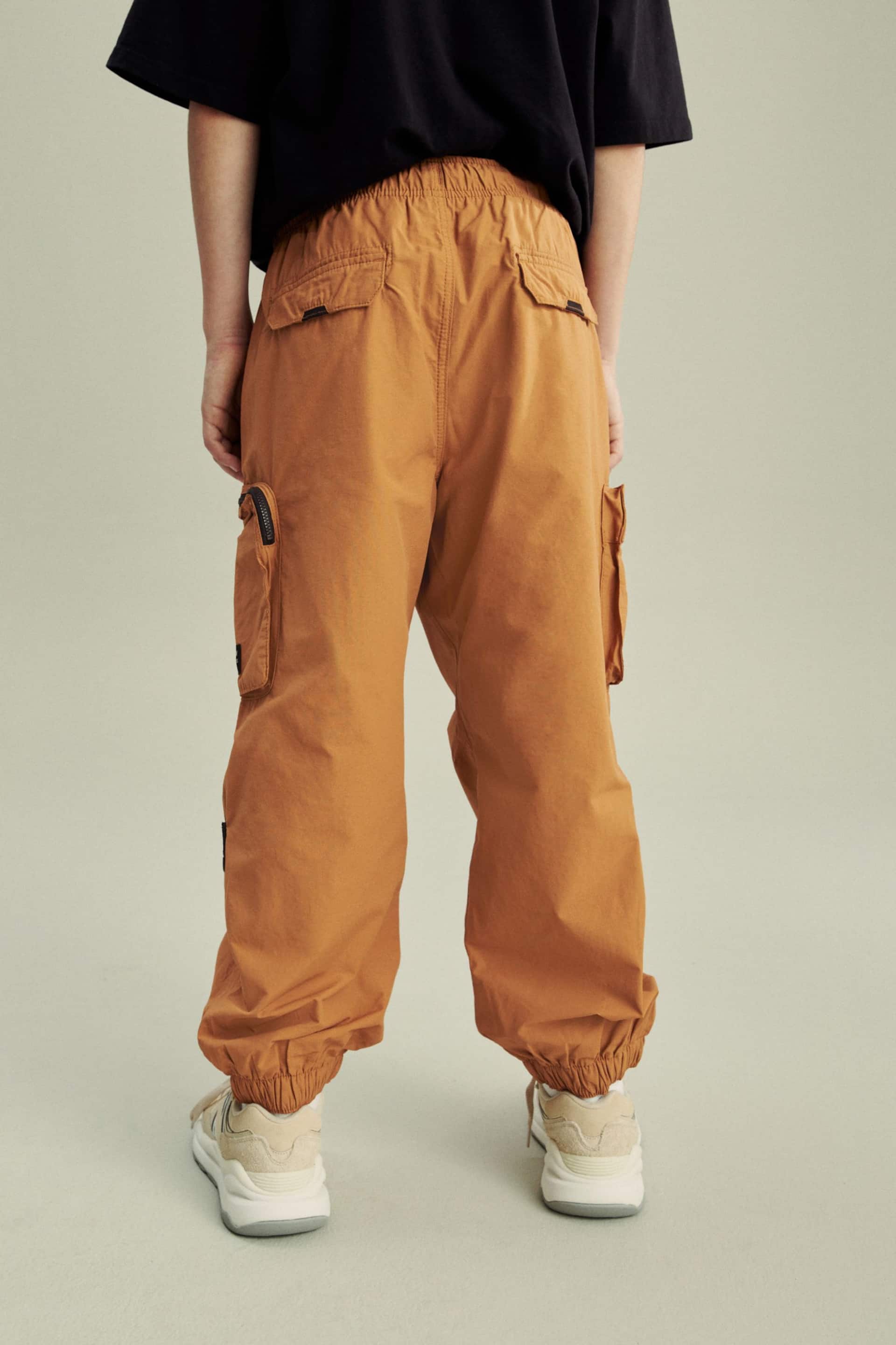 Brown Lined Parachute Cargo Trousers (3-16yrs) - Image 5 of 9