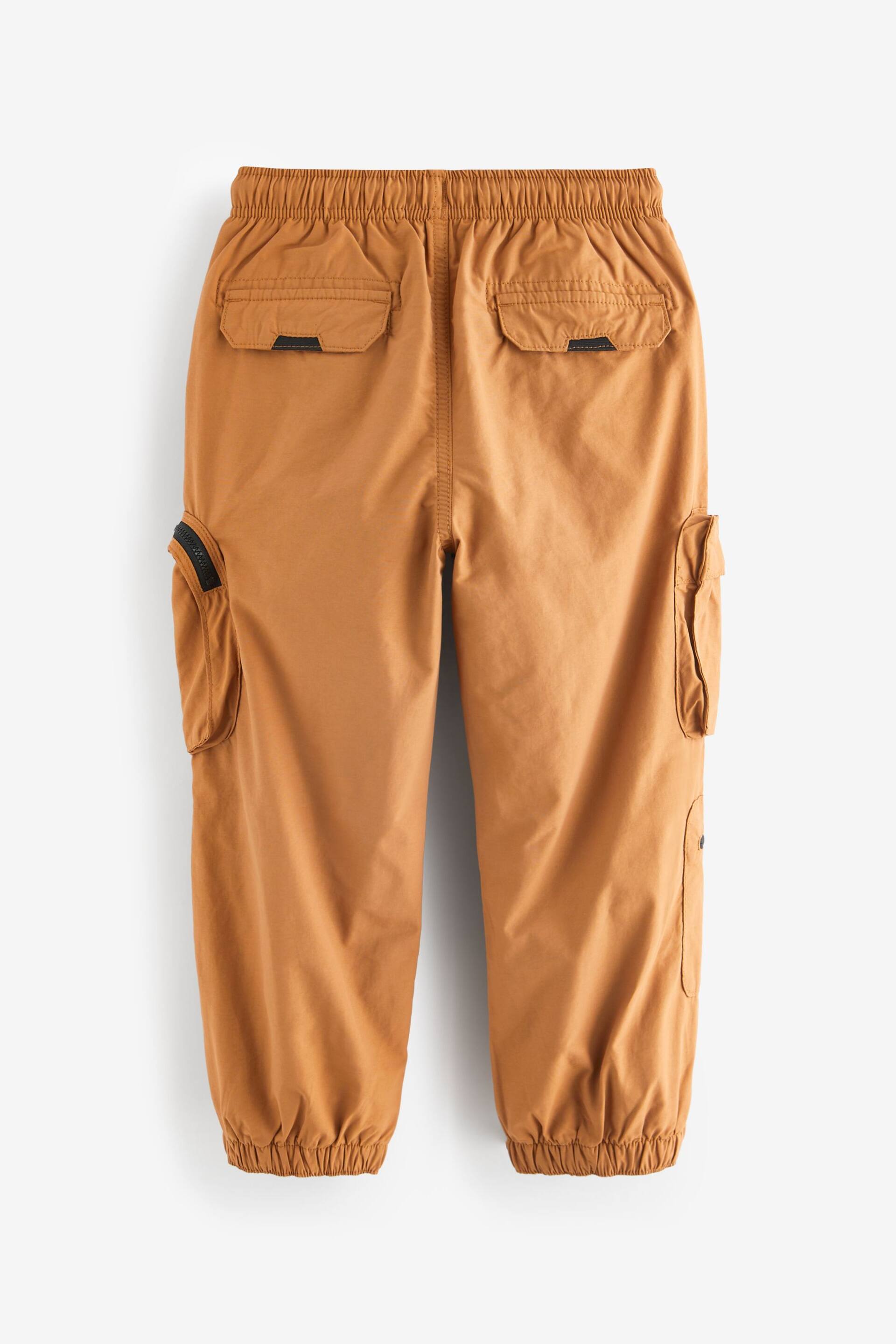Brown Lined Parachute Cargo Trousers (3-16yrs) - Image 7 of 9
