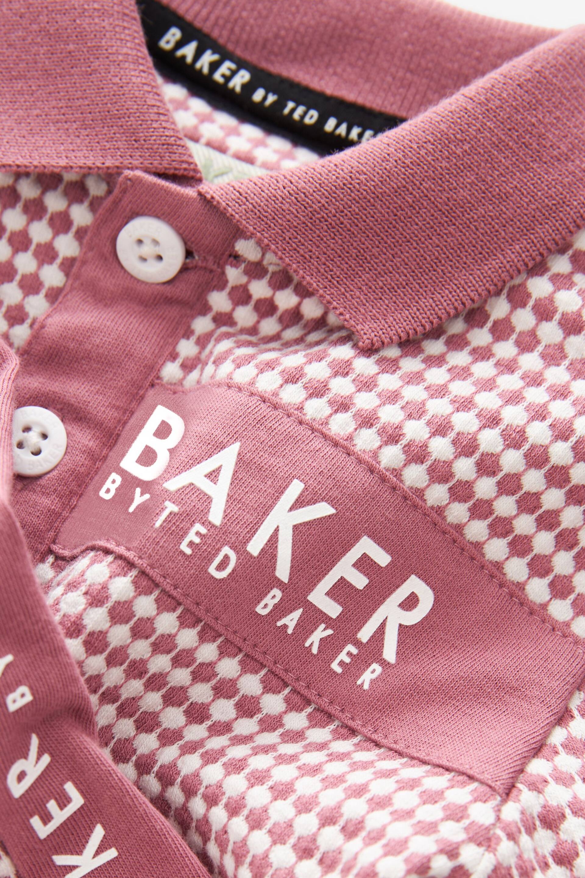 Baker by Ted Baker Textured Polo Shirt and Short Set - Image 15 of 16