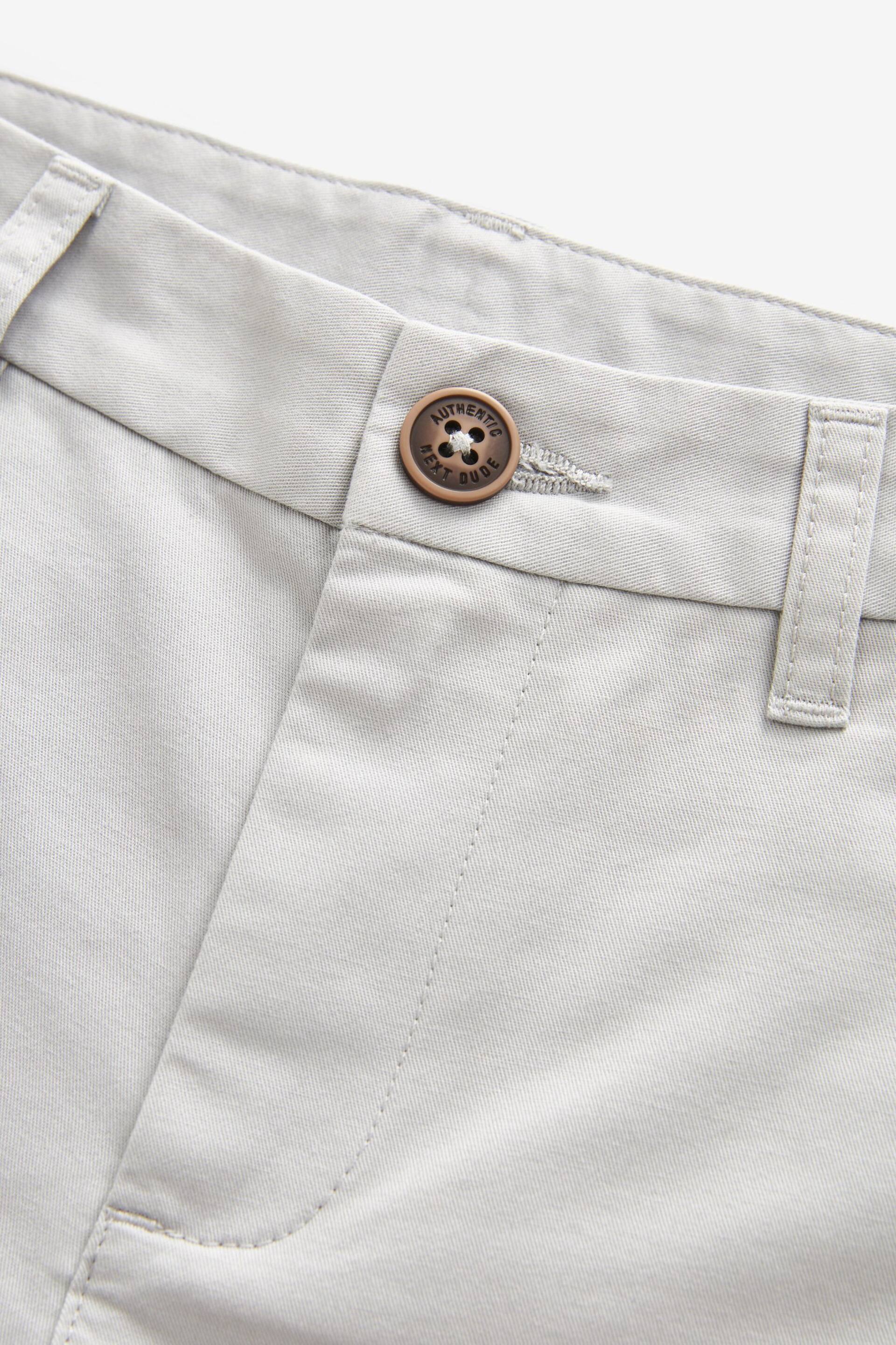 Light Grey Chino Shorts (3-16yrs) - Image 3 of 3