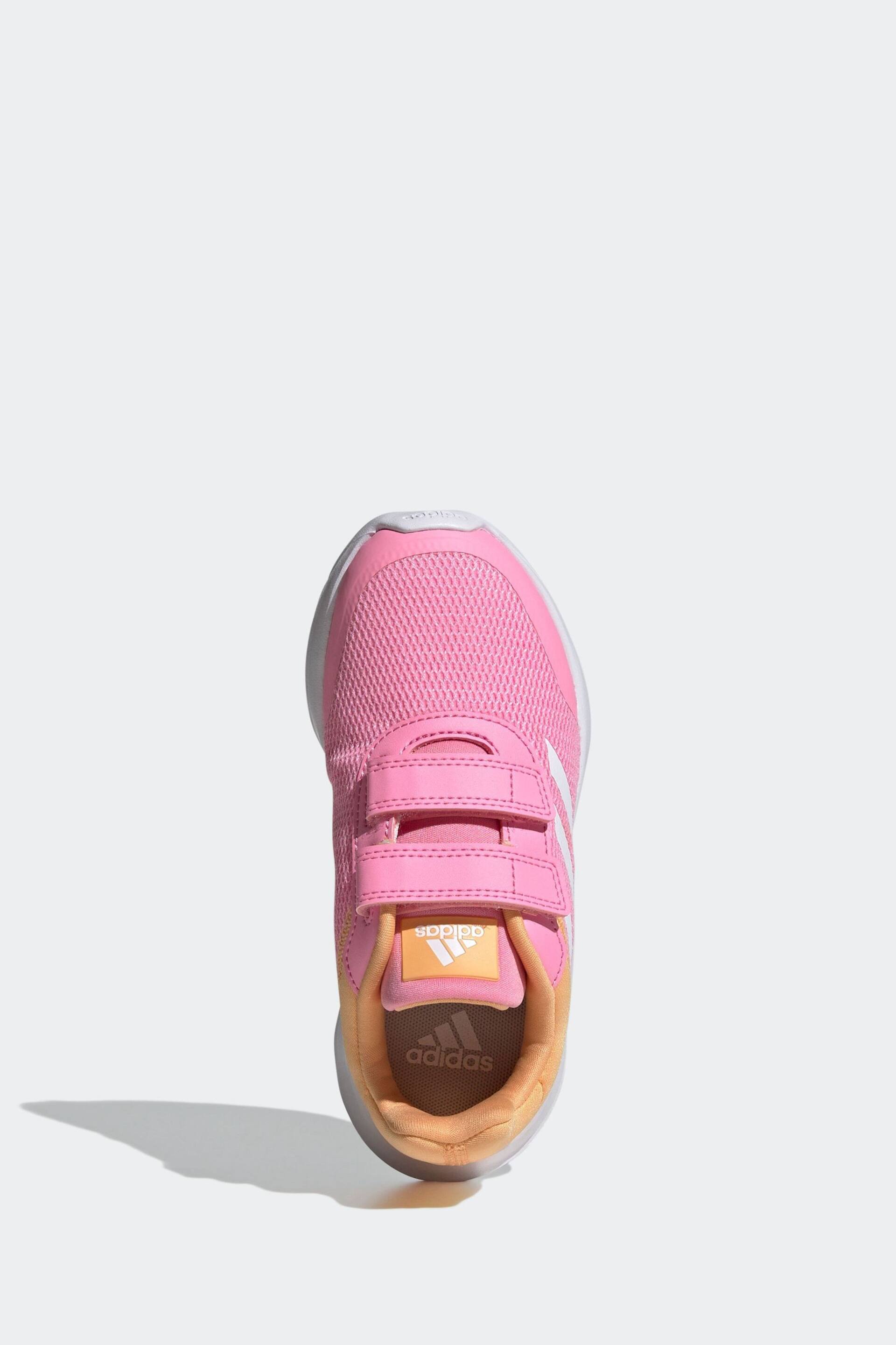 adidas Pink/Orange Kids Sportswear Tensaur Run Trainers - Image 5 of 8