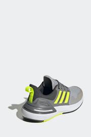 adidas Grey Kids Rapida Sport Trainers - Image 3 of 8