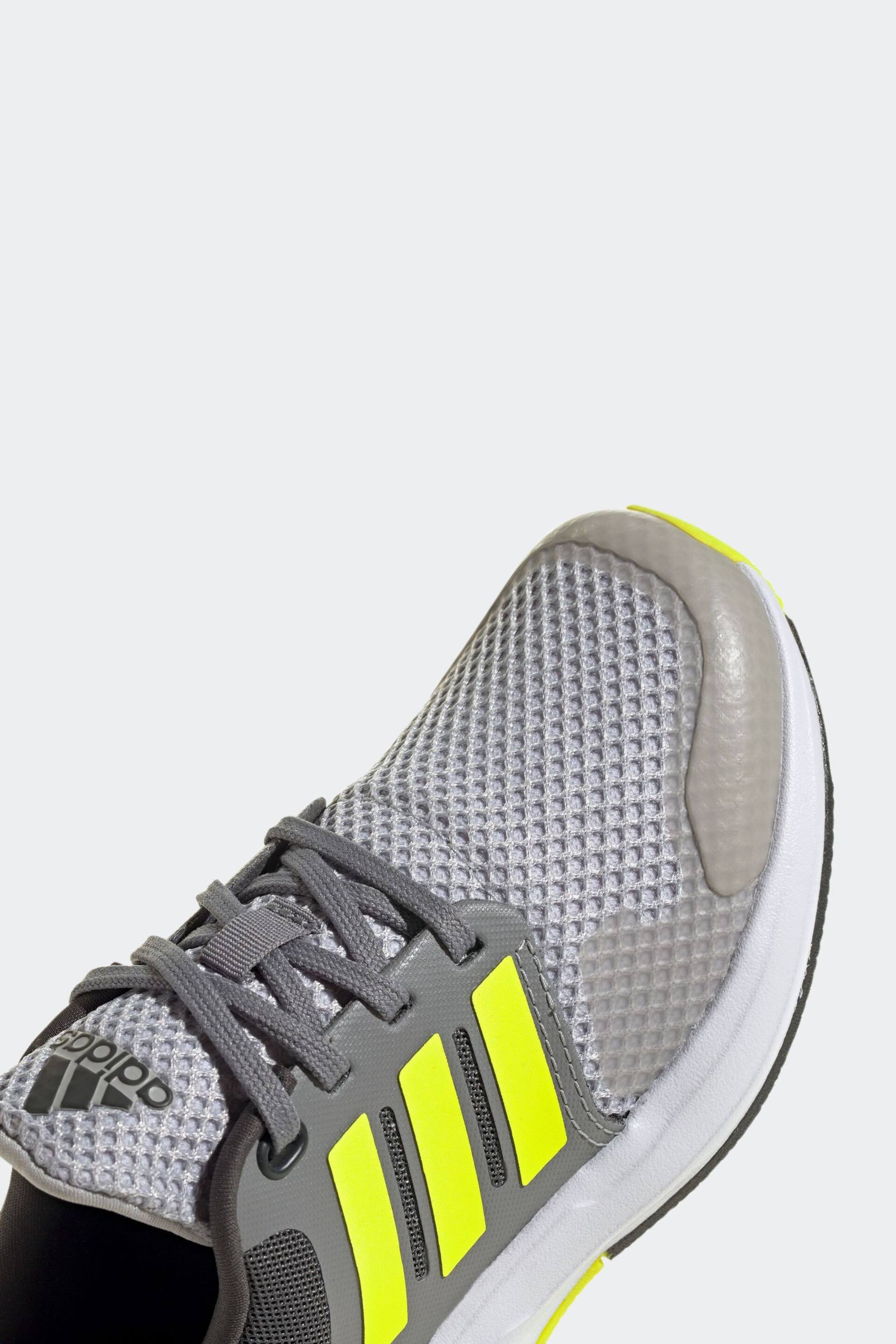 adidas Grey Kids Rapida Sport Trainers - Image 8 of 8