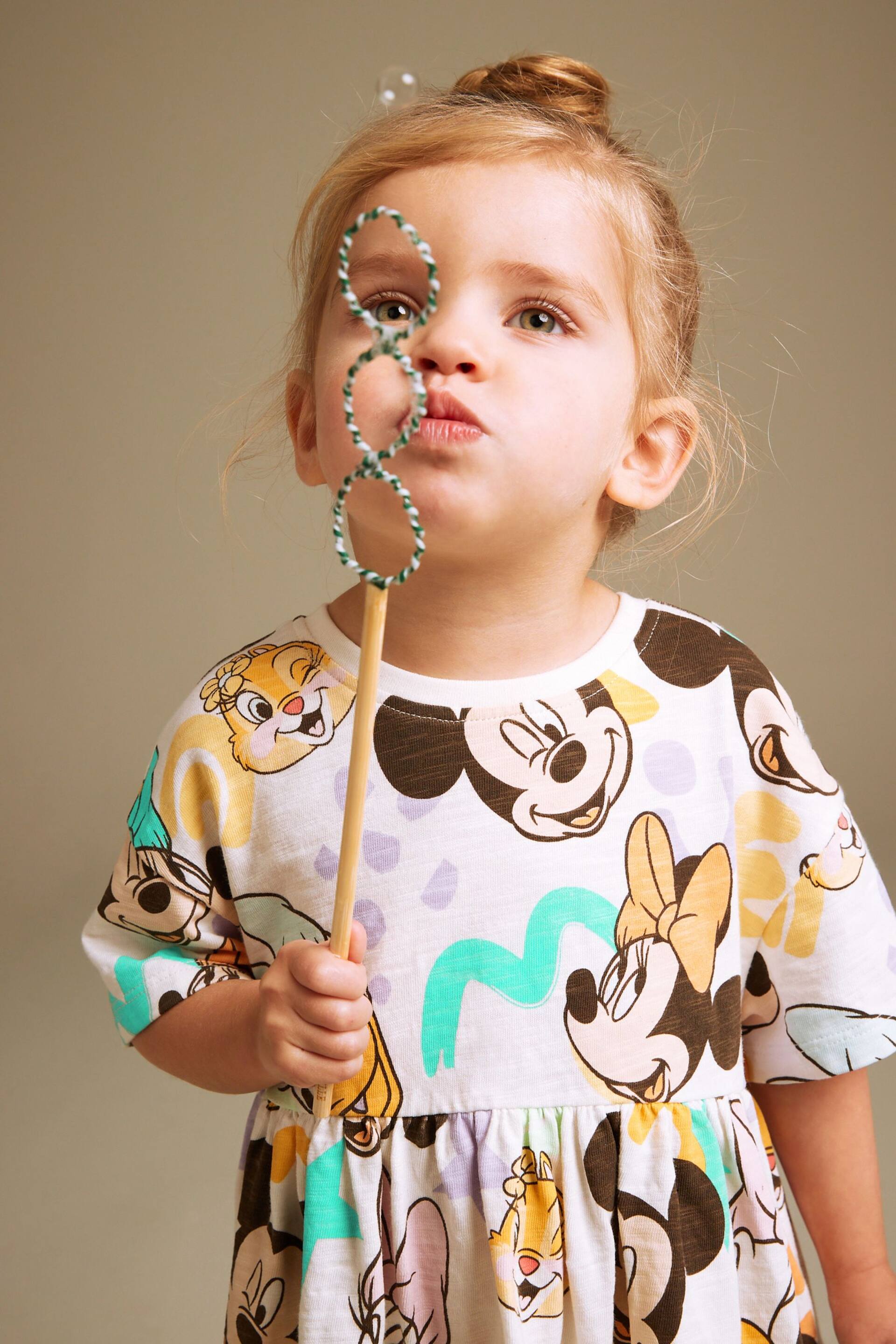 Multi Mickey Mouse Jersey Dress (3mths-7yrs) - Image 4 of 7