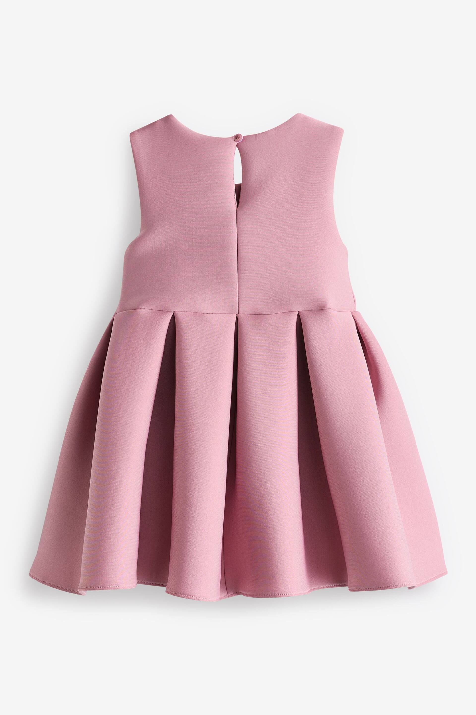 Bright Pink Bow Party Dress (3mths-7yrs) - Image 6 of 7