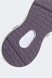 adidas Purple Kids Sportswear Fortarun 2.0 Cloudfoam Elastic Lace Top Strap Trainers - Image 9 of 9