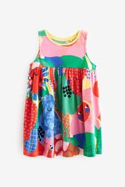 Multicoloured Sleeveless Jersey Dress (3mths-7yrs) - Image 5 of 7