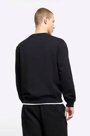 River Island Black Long Sleeve Essential Crew Jacket - Image 2 of 4