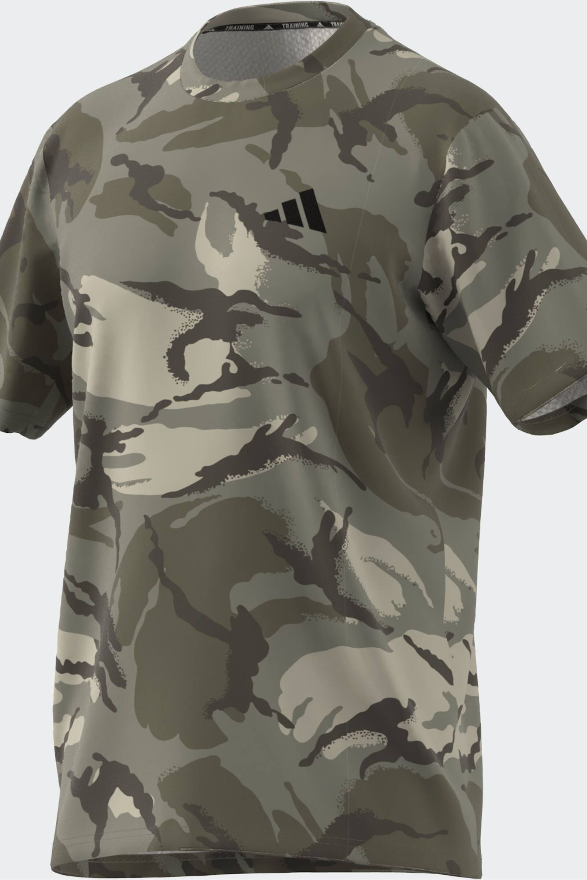 adidas Multi Train Essentials Seasonal Camo T-Shirt - Image 6 of 7