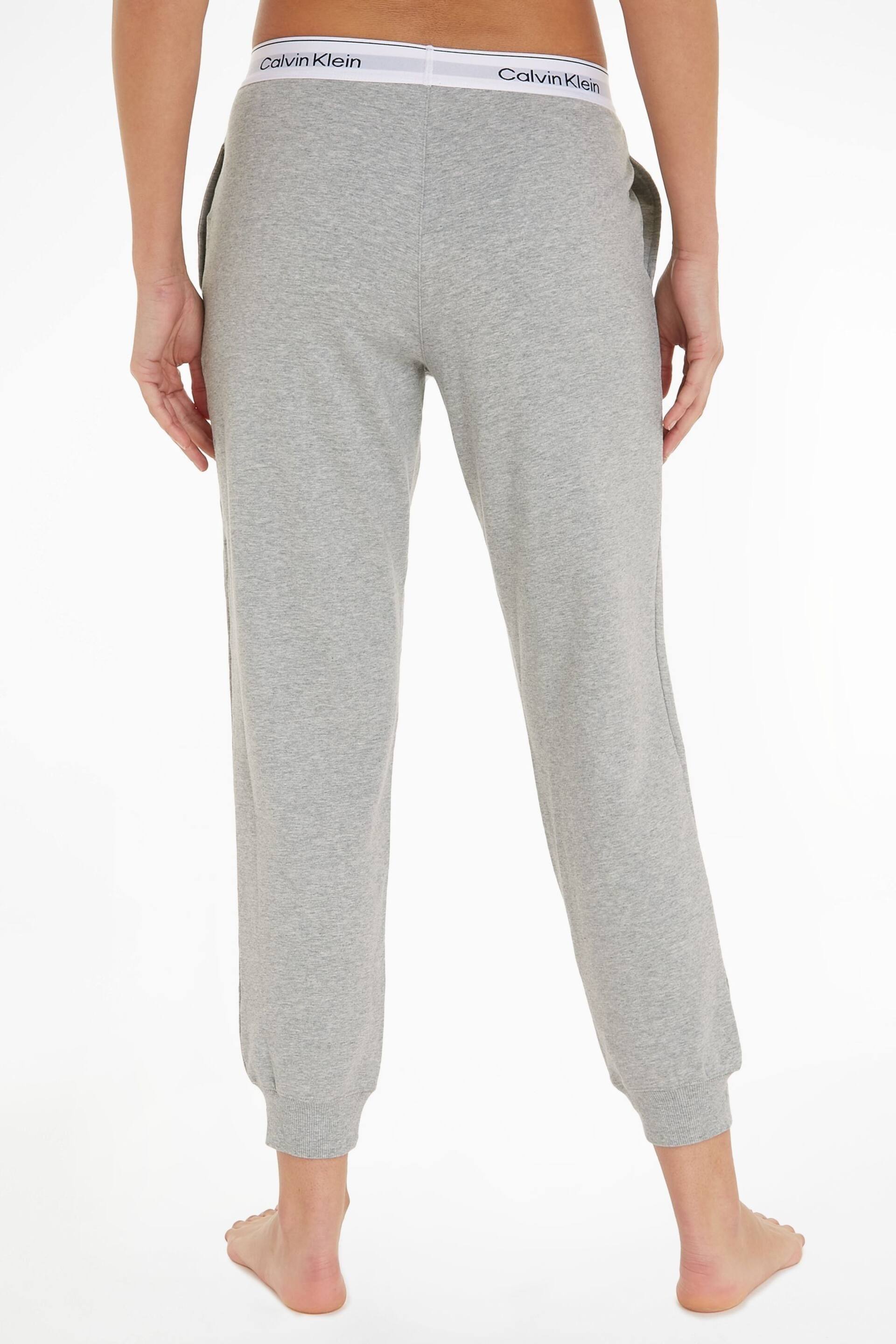 Calvin Klein Grey Modern Cotton Loungewear Joggers - Image 2 of 6