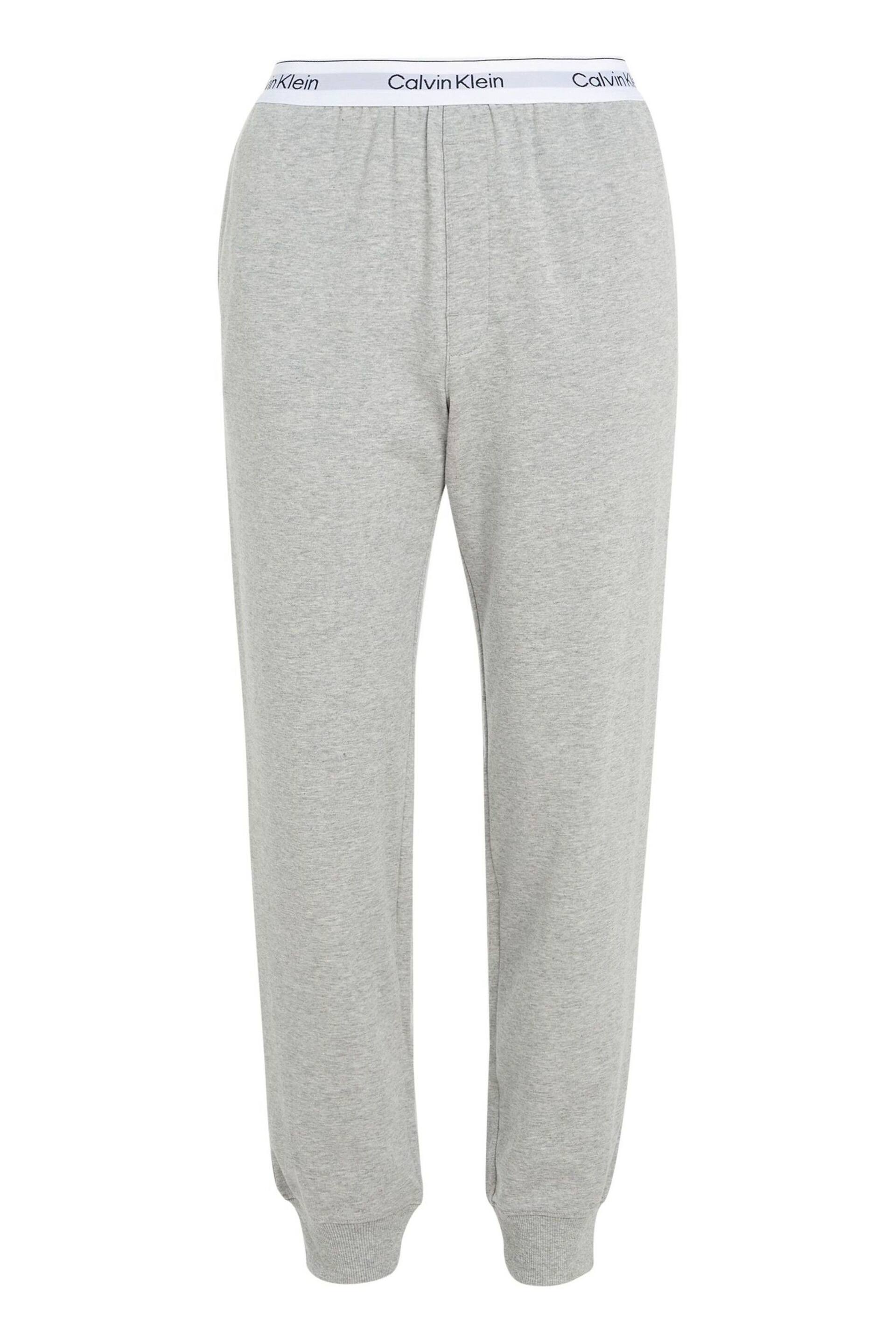 Calvin Klein Grey Modern Cotton Loungewear Joggers - Image 4 of 6