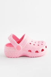 Pink Glitter Clogs - Image 2 of 5