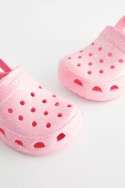 Pink Glitter Clogs - Image 5 of 5