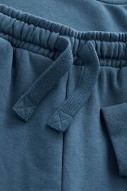 Blue Plain Jersey Sweatshirt and Joggers Set (3mths-7yrs) - Image 7 of 7