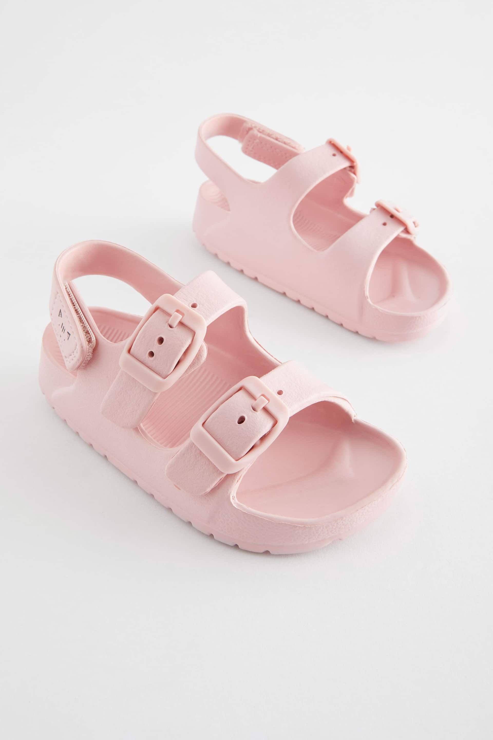 Pink Two Strap Sandals - Image 1 of 5