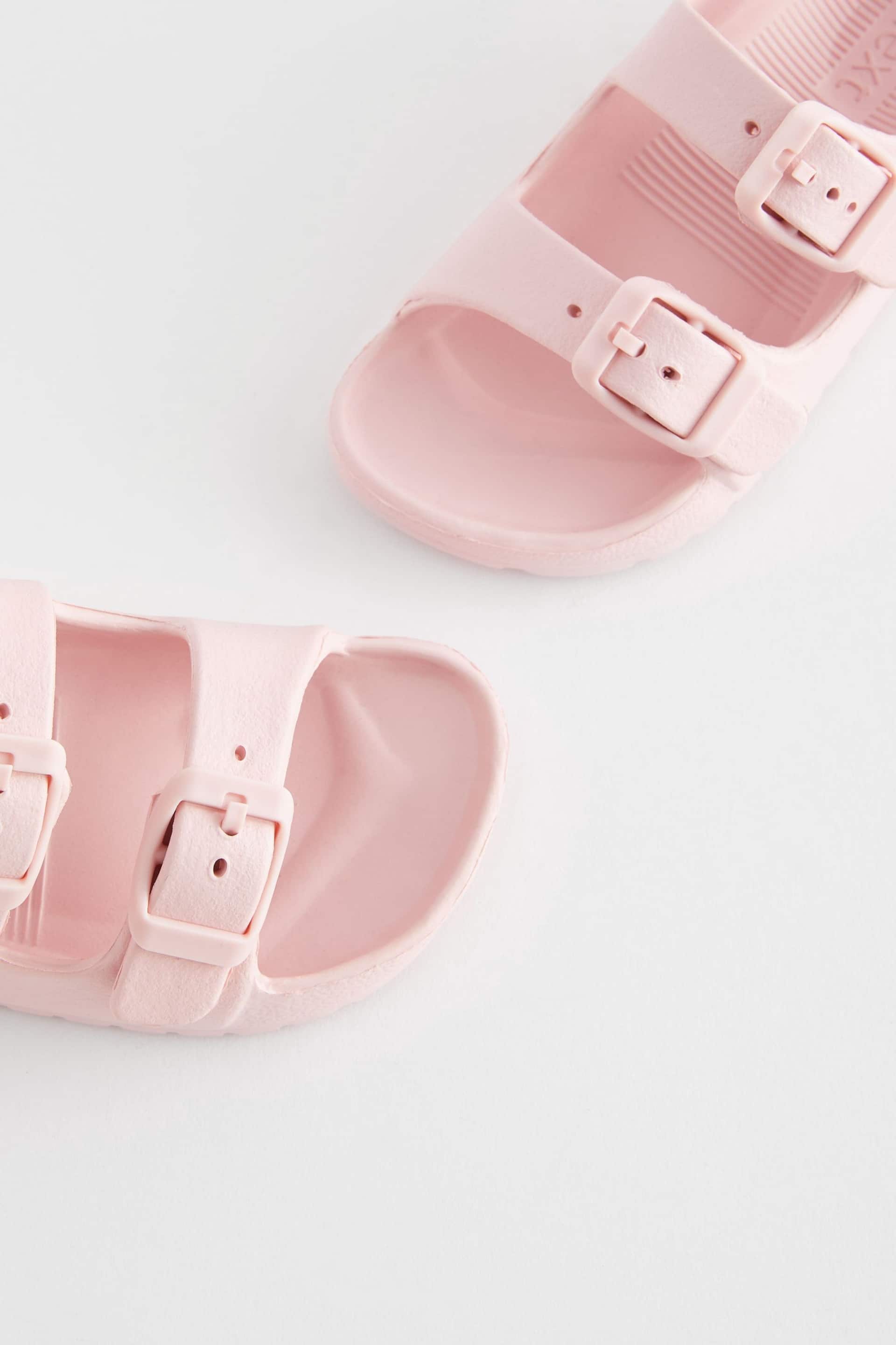 Pink Two Strap Sandals - Image 4 of 5