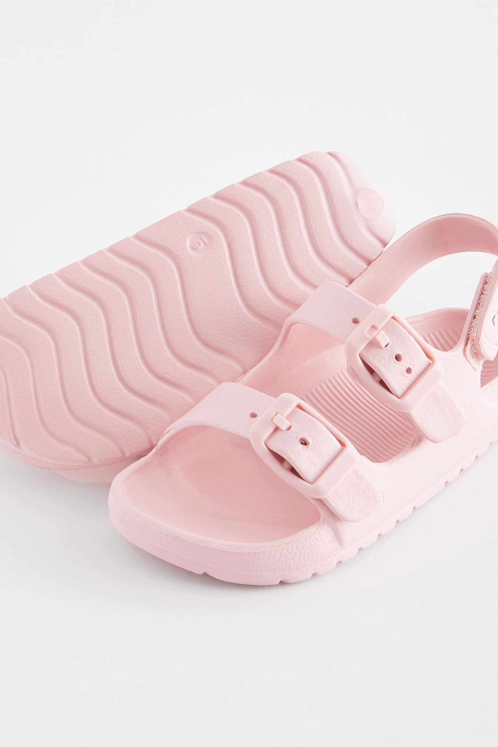 Pink Two Strap Sandals - Image 5 of 5
