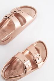 Rose Gold Two Strap Sandals - Image 5 of 6