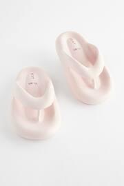Pink Chunky Flip Flops - Image 2 of 6