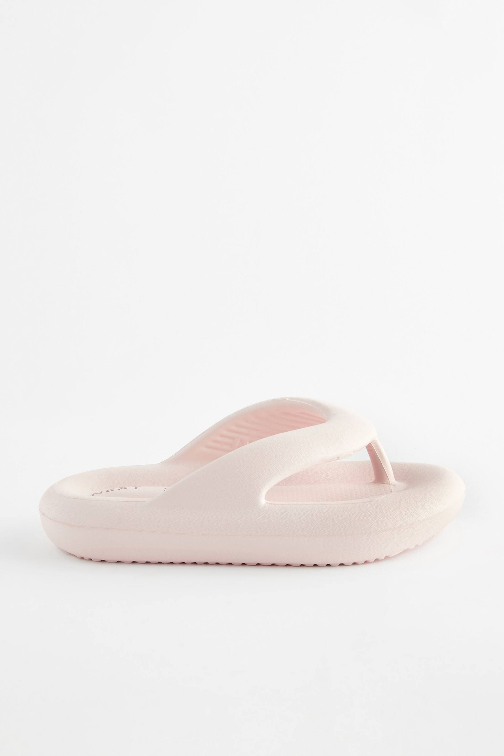 Pink Chunky Flip Flops - Image 3 of 6