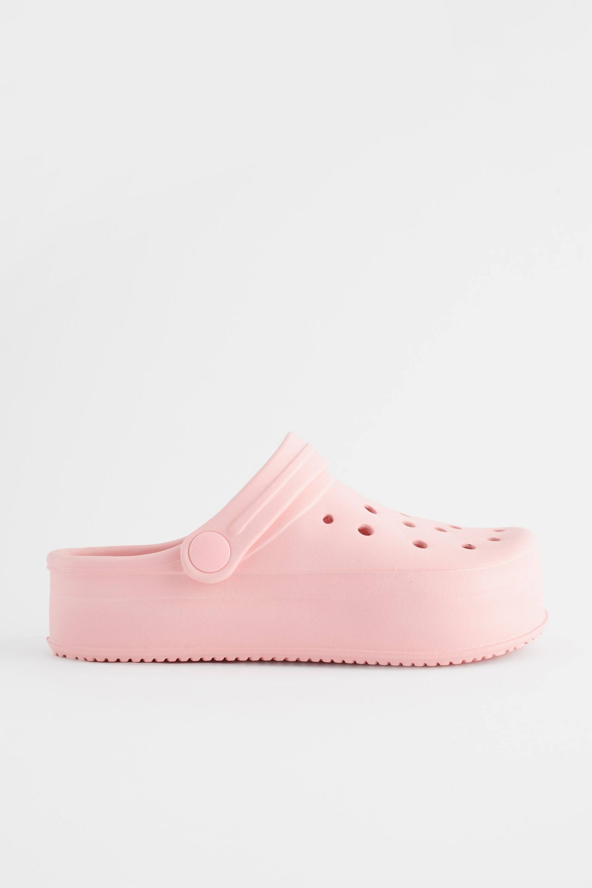 Pink Chunky Clogs - Image 5 of 9