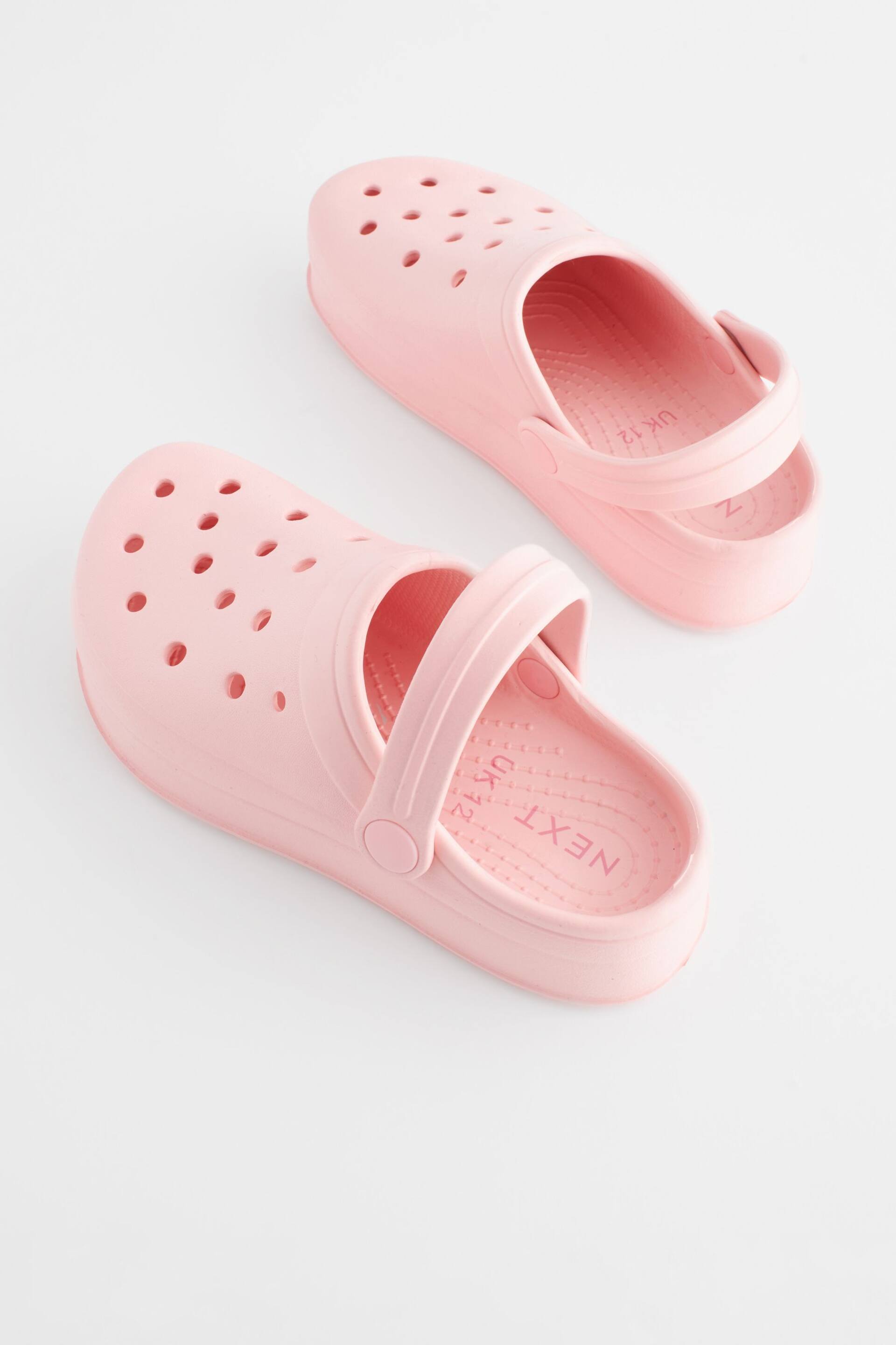 Pink Chunky Clogs - Image 6 of 9