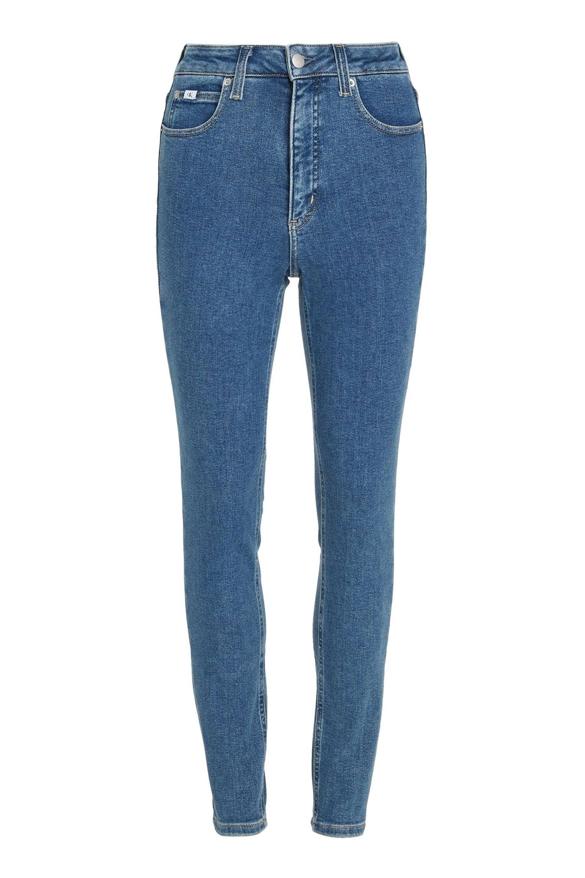 Calvin Klein Jeans High Rise Skinny Jeans - Image 4 of 6
