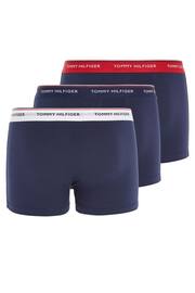 Tommy Hilfiger Blue Premium Essentials Trunks 3 Pack - Image 2 of 7