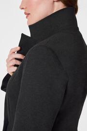 Spanx Ponte Asymmetric Tailored Black Blazer - Image 3 of 6