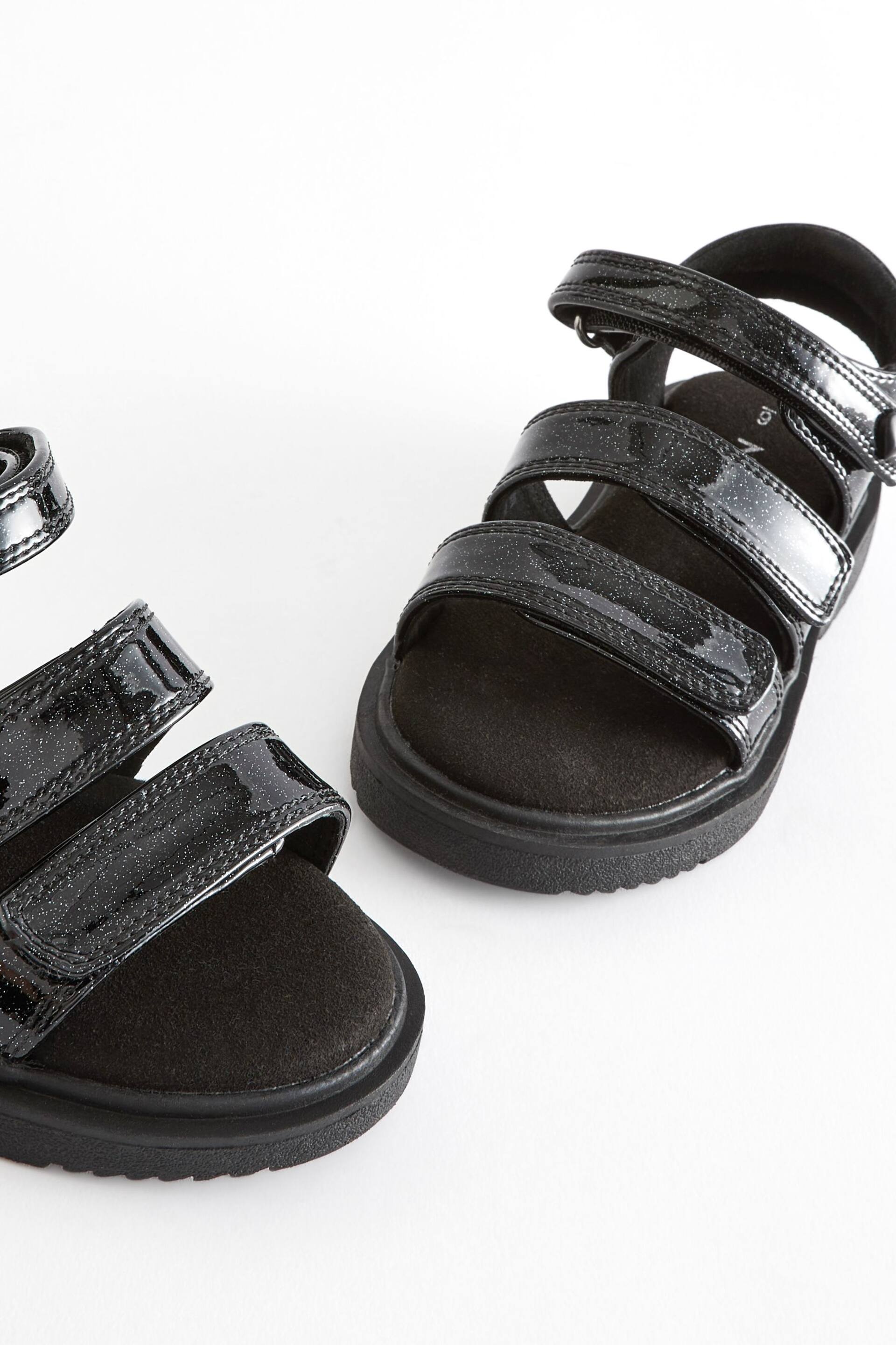 Black Chunky Sandals - Image 8 of 11