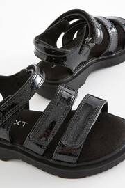 Black Chunky Sandals - Image 9 of 11