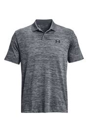 Under Armour Grey/Black Golf Performance Polo Shirt - Image 1 of 6