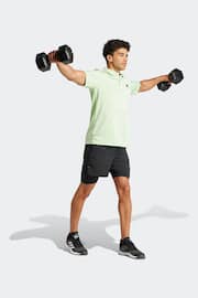 adidas Black Gym Training 2-In-1 Shorts - Image 4 of 6