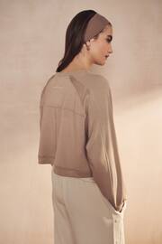 Neutral Soft Touch Raglan Sleeve Sweatshirt - Image 3 of 6