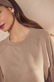 Neutral Soft Touch Raglan Sleeve Sweatshirt - Image 4 of 6