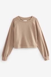 Neutral Soft Touch Raglan Sleeve Sweatshirt - Image 5 of 6