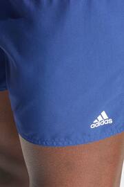 adidas Blue Colorblock Clx Swim Shorts - Image 6 of 6