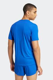 adidas Bright Blue Adizero Essentials Running T-Shirt - Image 2 of 17
