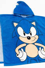 Vanilla Underground Blue Sonic Towel Poncho - Image 4 of 6