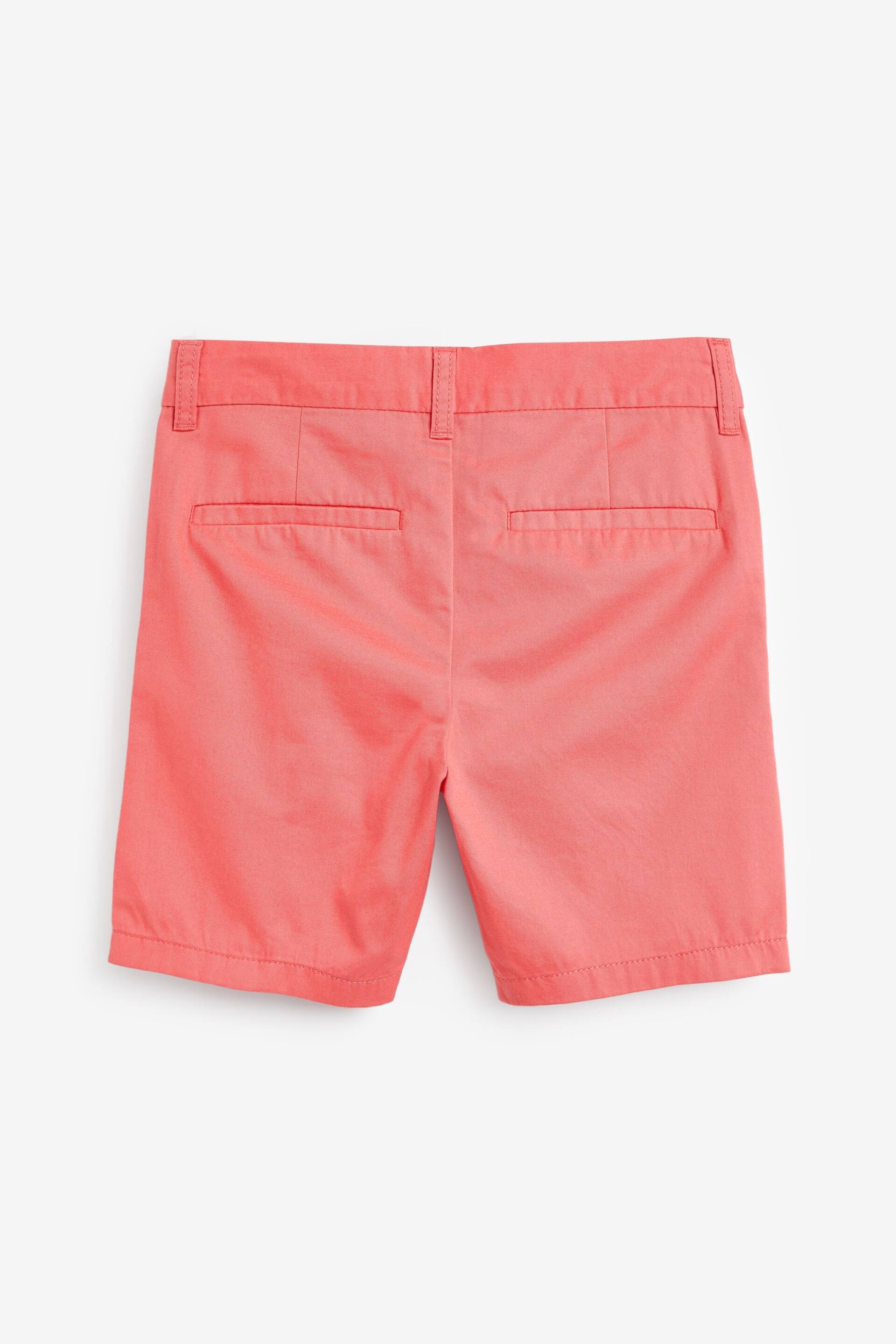 Coral Pink Chino Shorts (3-16yrs) - Image 2 of 3