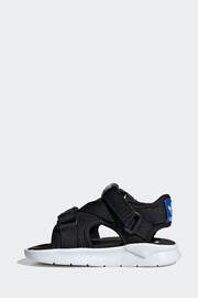 adidas Originals 360 3.0 Black Sandals - Image 2 of 9