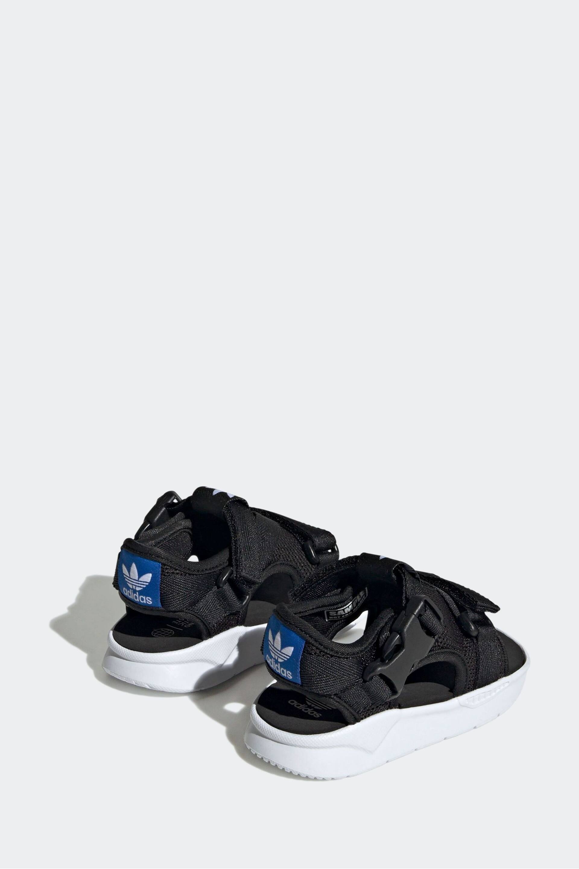 adidas Originals 360 3.0 Black Sandals - Image 3 of 9