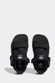adidas Originals 360 3.0 Black Sandals - Image 6 of 9