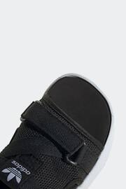 adidas Originals 360 3.0 Black Sandals - Image 8 of 9