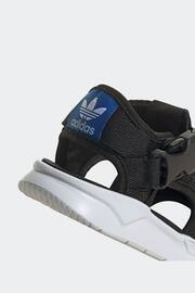 adidas Originals 360 3.0 Black Sandals - Image 9 of 9